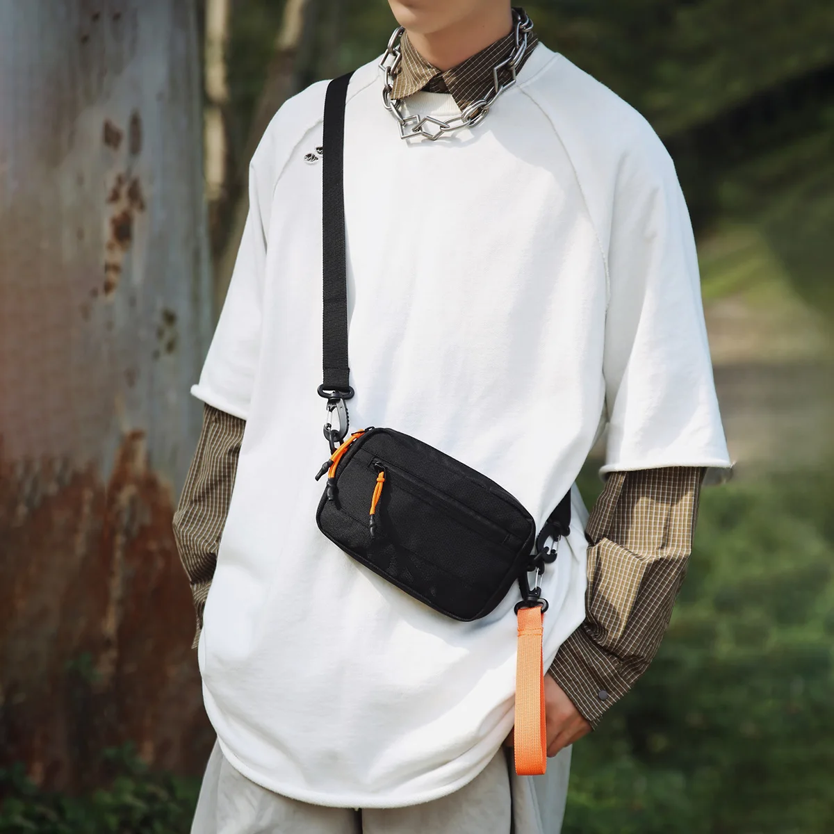 

2026 New Style Chest Bag for Women, Mini Backpack, Nylon Canvas Bag, Fashionable Small Shoulder Bag, Casual Shoulder Crossbody Bag for Women, Mobile Phone Bag