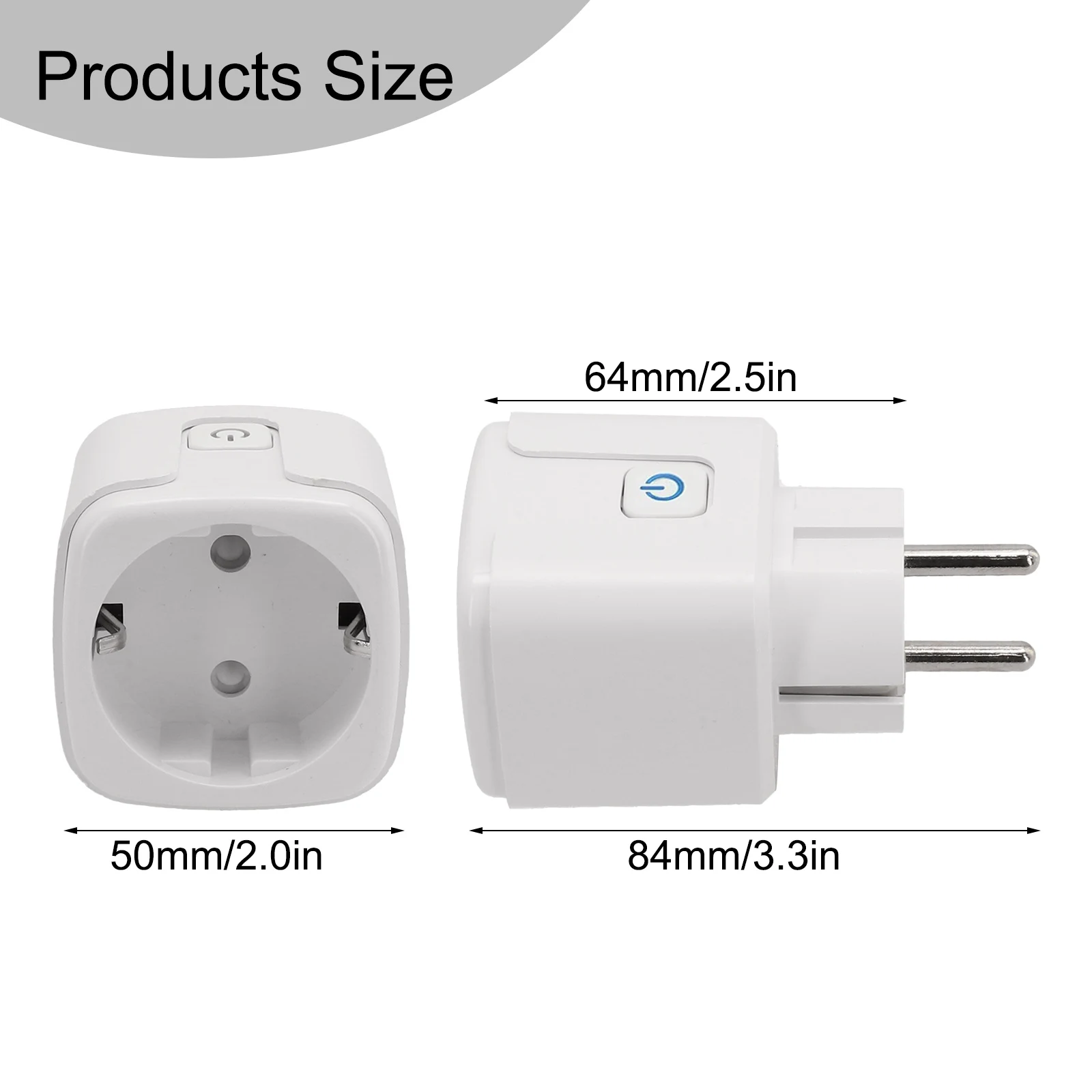 Energy Management Smart Plug With Power Monitor Energy Monitoring High-Quality ABS Material Power Monitor For Alexa