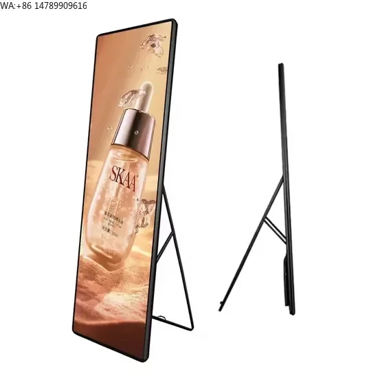 Przezroczyste wyświetlacze LED, ekran 3D widoczny bez użycia okularów, inteligentne słupki oświetleniowe, ekran plakatowy P2 do użytku wewnętrznego, cyfrowa ekranowa reklama.