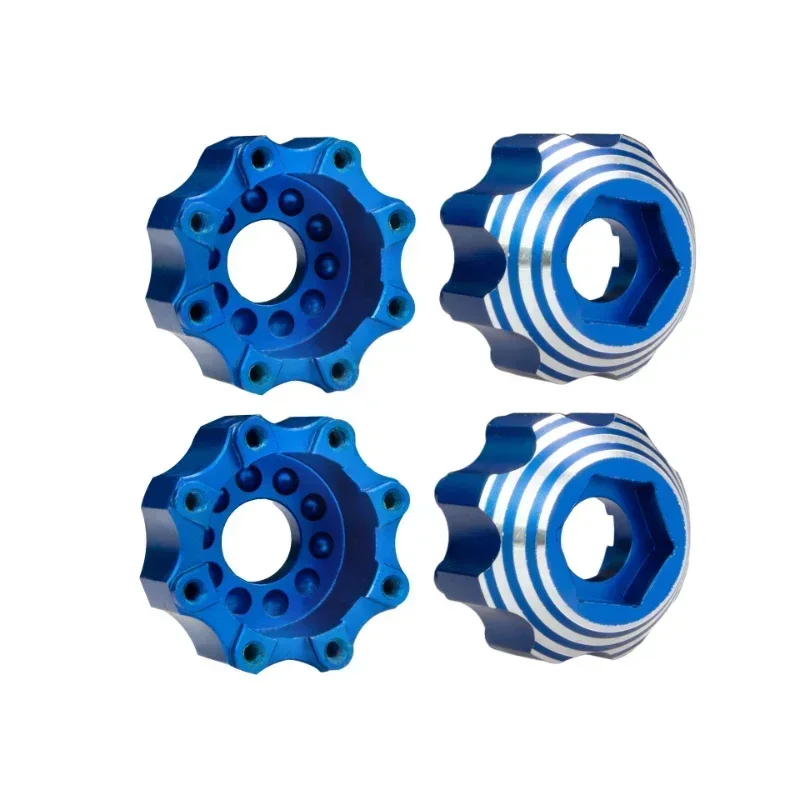 4 Uds. Adaptador hexagonal de rueda de Metal para neumáticos de 3,8 "8x32 a 17mm PRO 635300   Para piezas de mejora de neumáticos de rueda serie PL Proline de 1/8 y 3,8 pulgadas