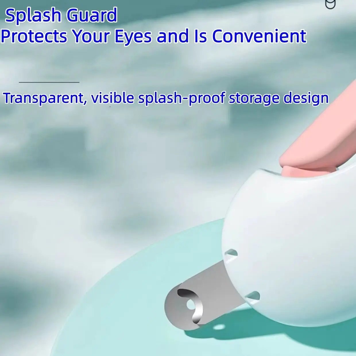 Pet Gravity Push Nail Clipper, Adjustable Round Hole Cat Nail Trimmer, Safe Blind Clipper Avoid Cutting Quick, Pet Grooming Tool