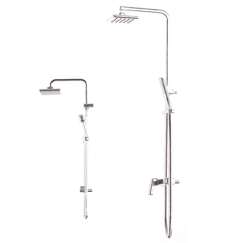 1:12 Dollhouse Bathroom Miniature Faucet alloy Bathroom Bath Shower Faucet