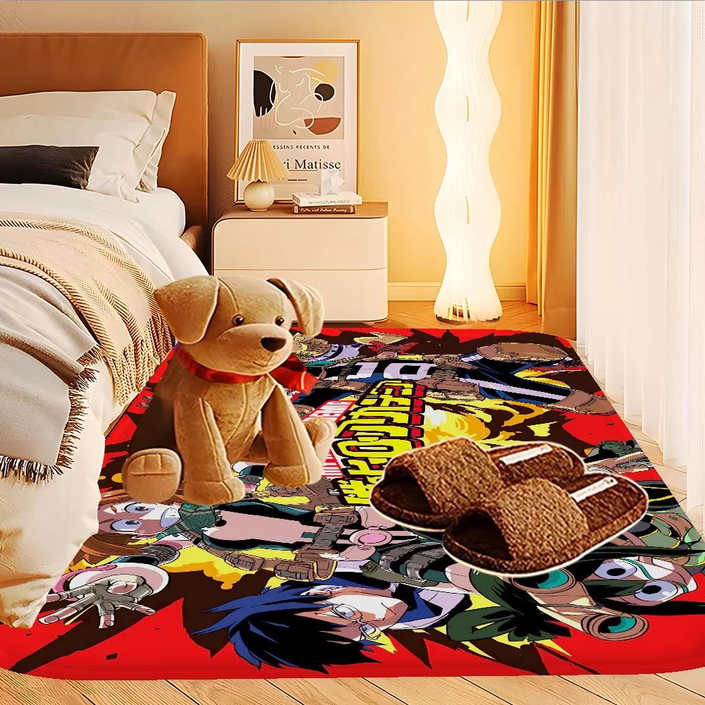 Anime My Hero Academia Floor Mat Non-Slip Laundry Room Mat Laundry Decor Balcony Child Living Room Household Carpets