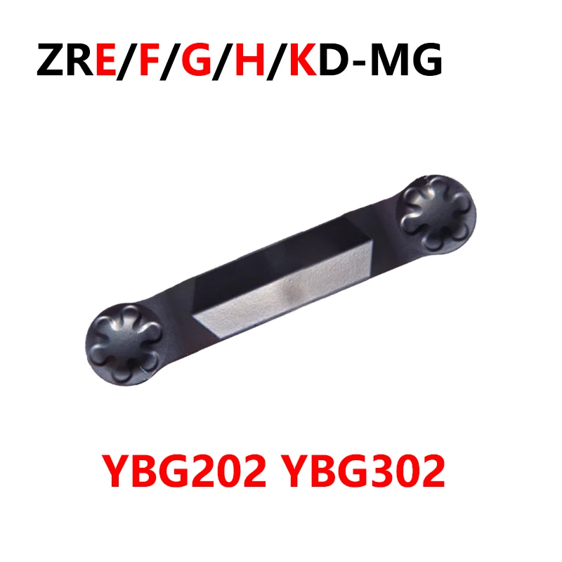 Original Slotting CNC Inserts ZRFD03-MG YBG202 ZRHD05-MG YBG302 ZRKD06 ZRED025 ZRGD04-MG Double Head Cutter ZRED ZRFD 03 ZRGD 04