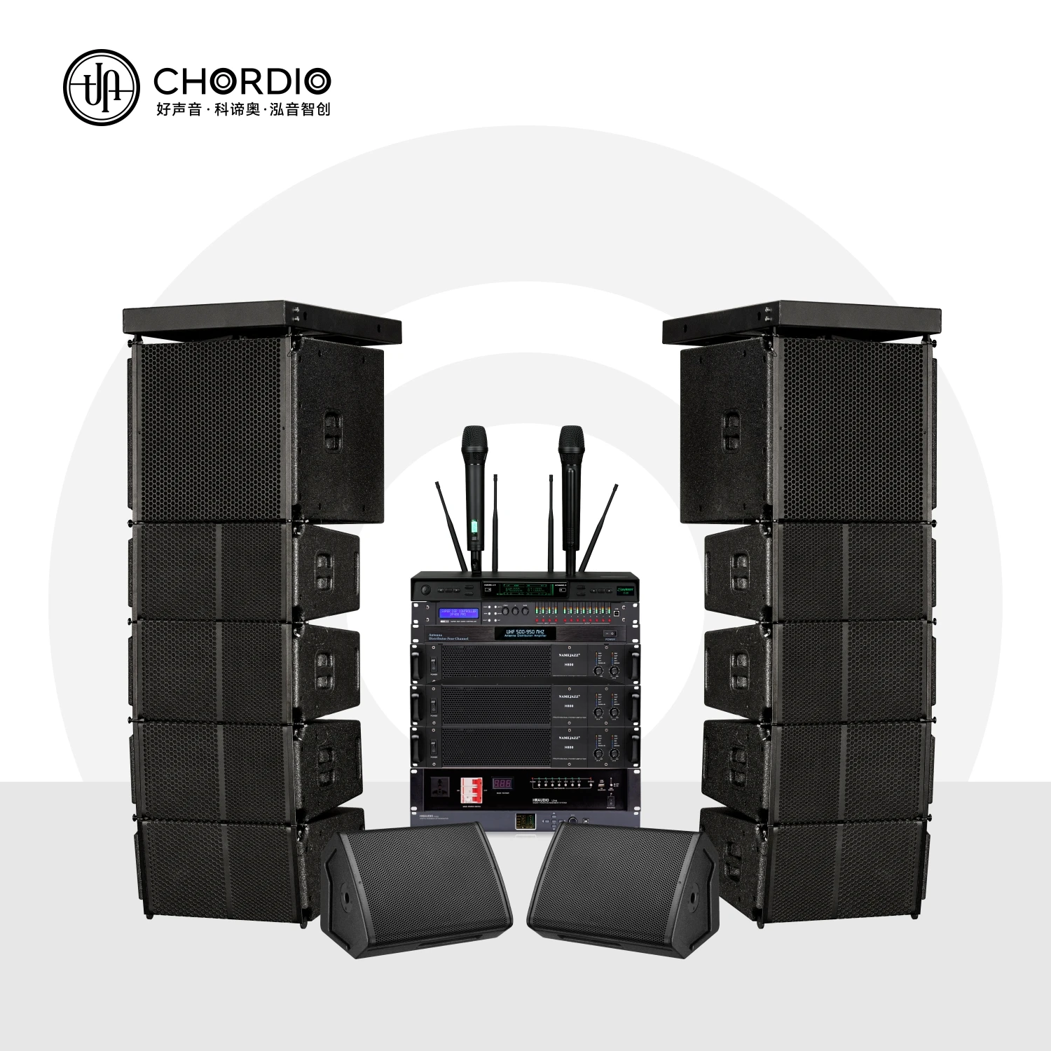 CHORDIO CH-110 Single 10\" Passive Line Array Speaker Professional Concert Stage Performance Sound System for Church Concerts