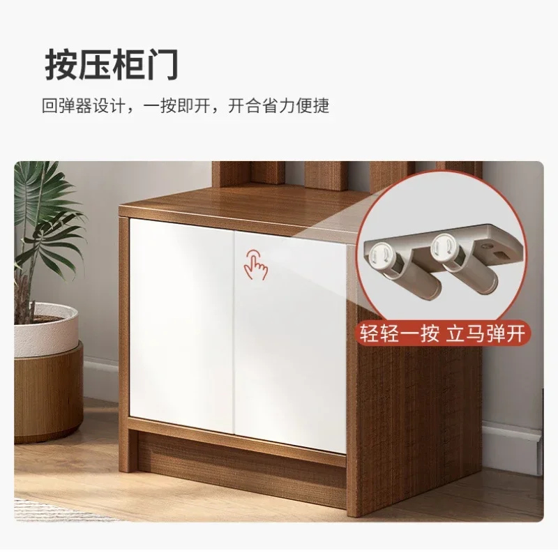 Multi Layer Simple Wooden Shoe Rack Vertical Storage Organizer Cabinet Hallway Shoe Rack Minimalist  Furniture