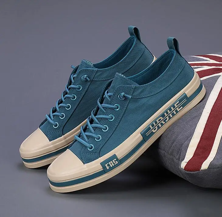 

Мужские кеды из парусины для весны/осени и лета, модные уличные повседневные кроссовки для мужчин, удобные, нескользящие, дышащие, для прогулок ﻿