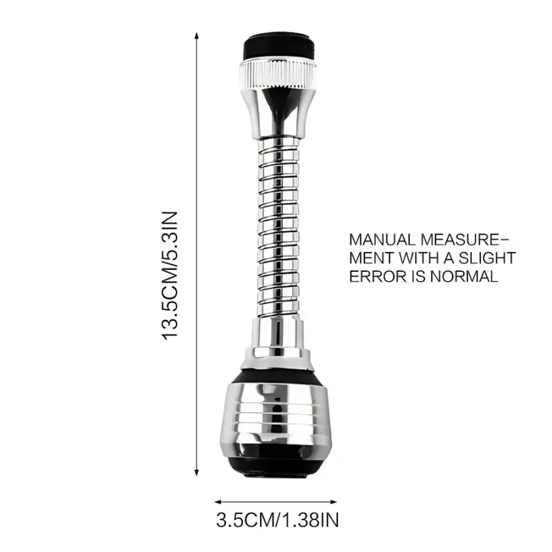 Kitchen Splash Proof Faucet Extension Nozzle Tap Water Filter Aerator Showerhead Water-saving Device Household Extension Device gallery 2