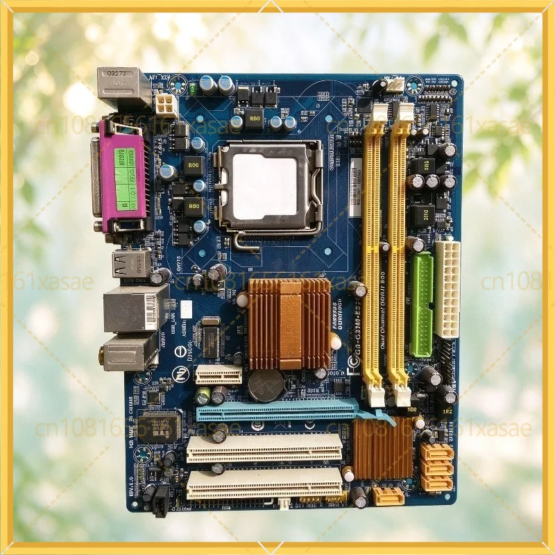 Used Desktop Motherboard GA-G31M-ES2C S2 LGA775 Socket DDR2 With Integrated VGA for 775 Pin CPU Mainboard Replacement