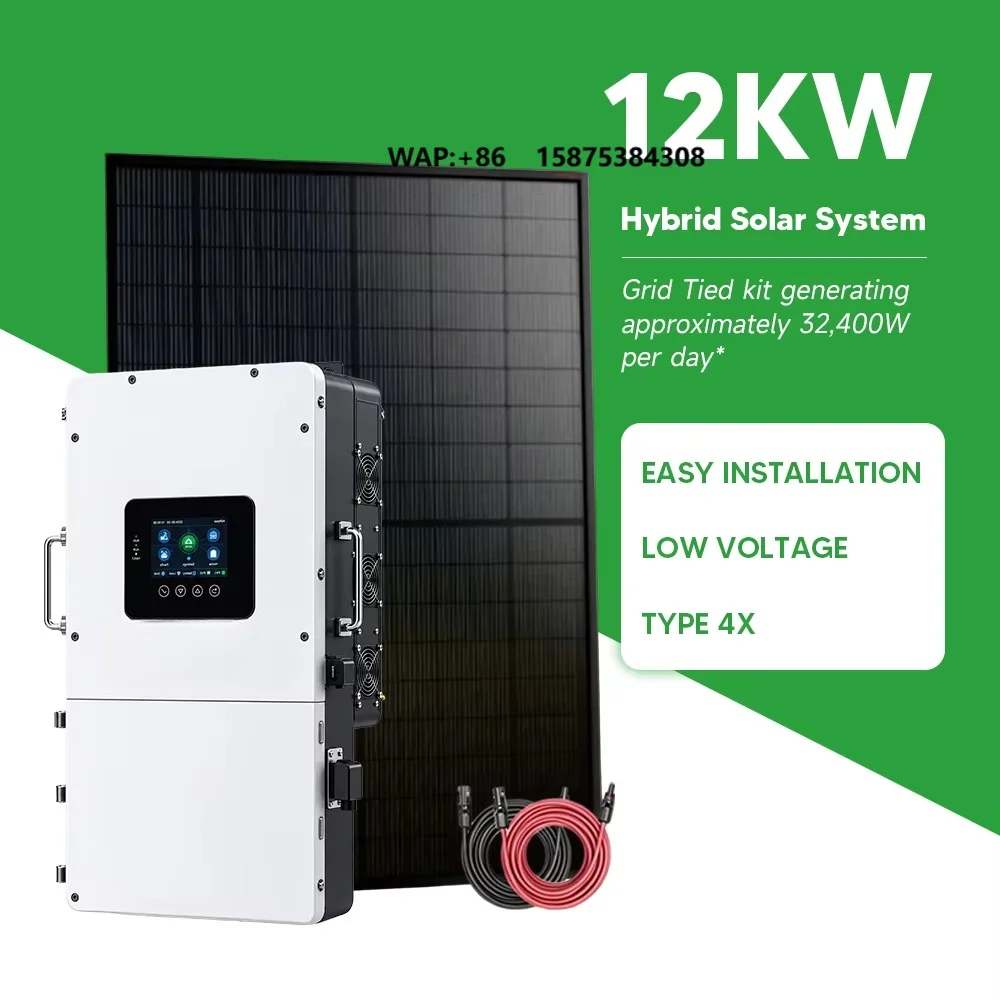 Hot Sale WIFI Solar Energy Storage System Off Grid 5KW 8kw 10KW 15KW 20KW 30KW Solar Power System Commercial Industrial Home