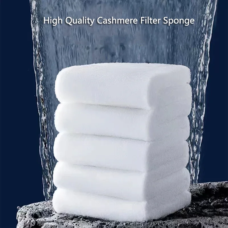 HighQuality Cashmere Biochemical Aquarium Cotton Sponge Fish Tank Filtration Foam Aquarium Water Filter Cotton Pad Hand Tearing