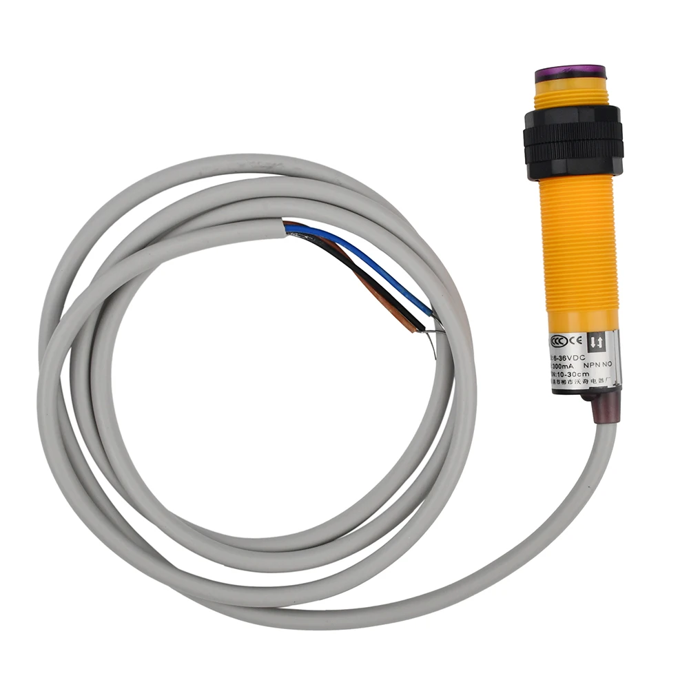 Proximity Diffuse Reflection Photoelectric Switch Sensor 6-36V E3F-DS30C4 NPN Normally Open 7-30cm Detection Range Adjustable