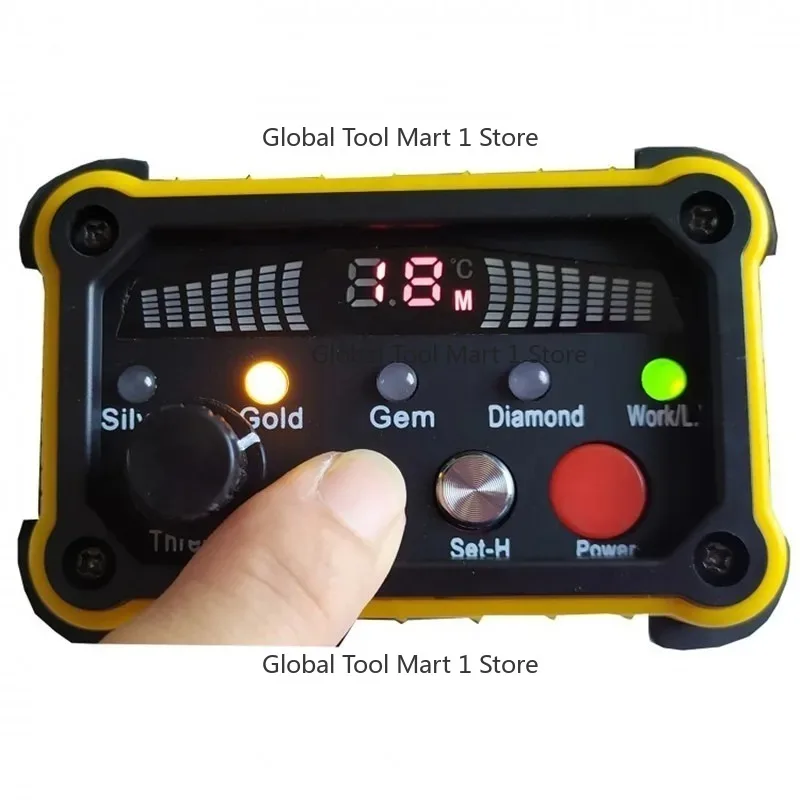 G-R-200 High Sensitivity Long Range Metal Dete-ctor Laser Positioning Sound Alarm For Gold Diamond Gemstone
