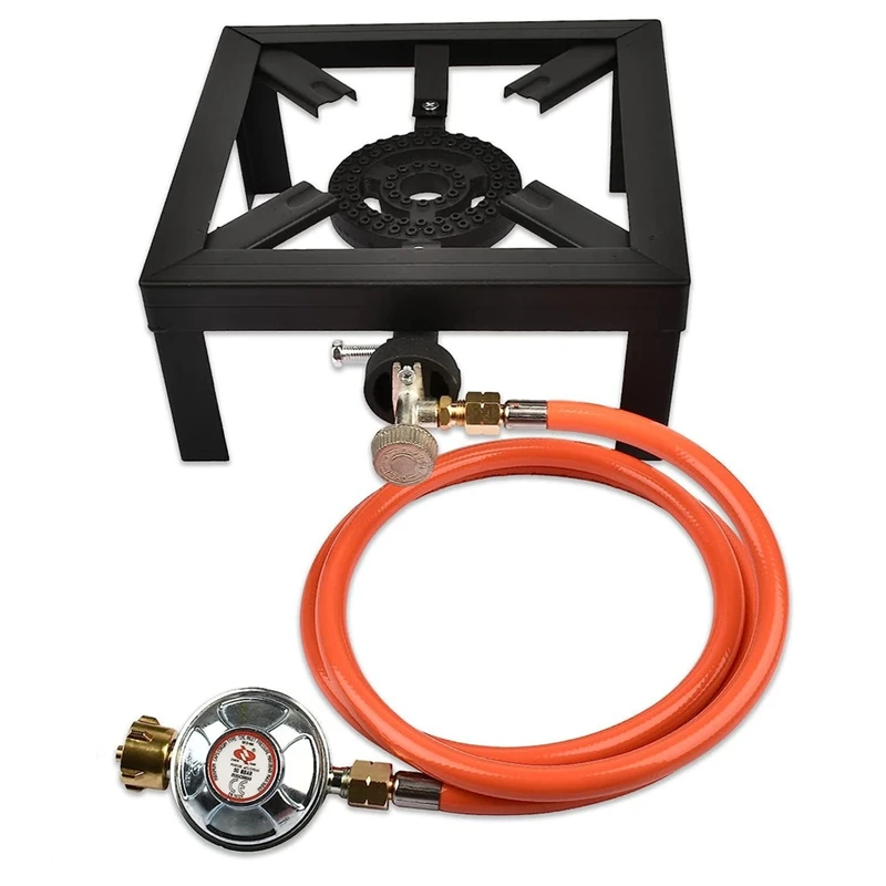 High Pressure Single Propane Burner Propane Burner For Outdoor Cooking, For Camping, Tailgating, Propane Burner Heads