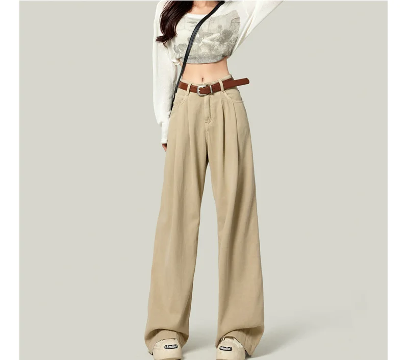 ワイドレッグパンツ 小柄な女性向け レディース 秋 レトロトレンド ゆったり バギータイプ シティ社交集会 吸湿発散性 コーデュロイ 通勤