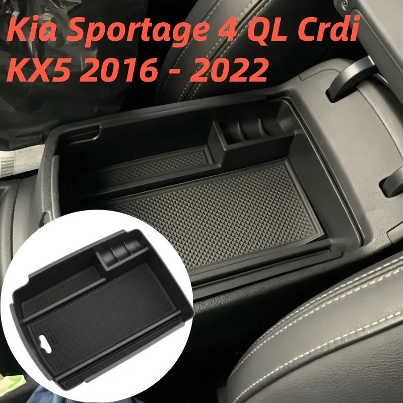 

For Kia Sportage 4 QL Crdi KX5 2016 - 2022 Car Armrest Storage Box Center Console Organizer Tray Pallet Holder