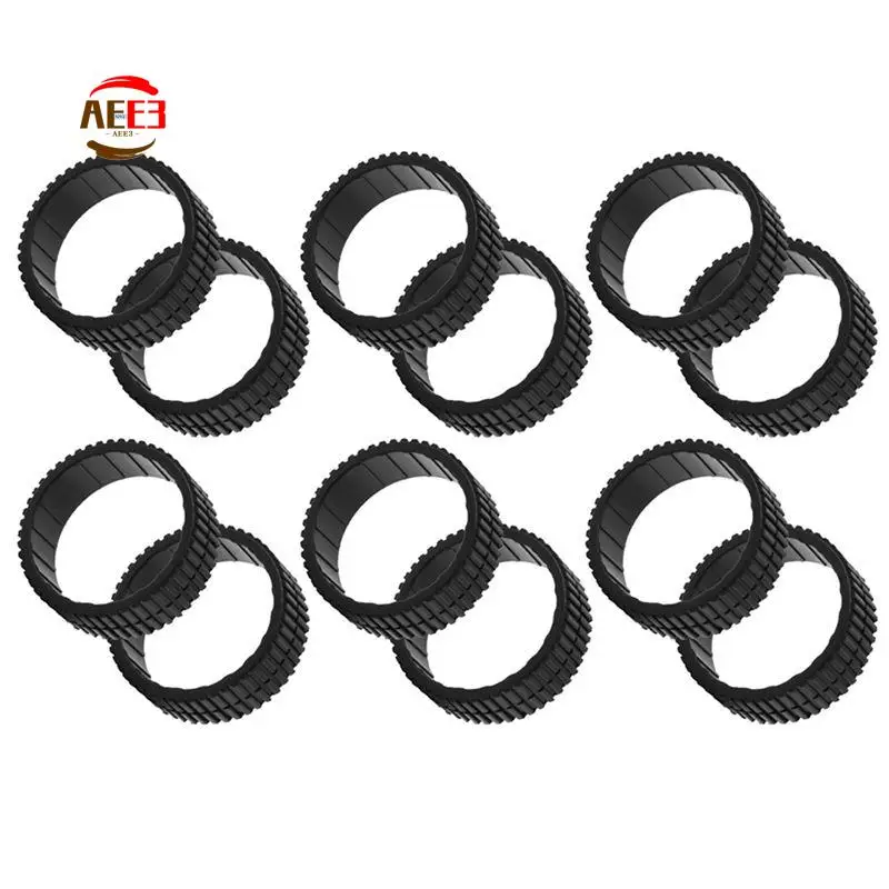 

AEE3-12 шт. противоскользящие ролики, резиновые колеса, шины для Irobot Braava 380 380T 320 Mint Plus 4200 4205 5200 5200C, шины