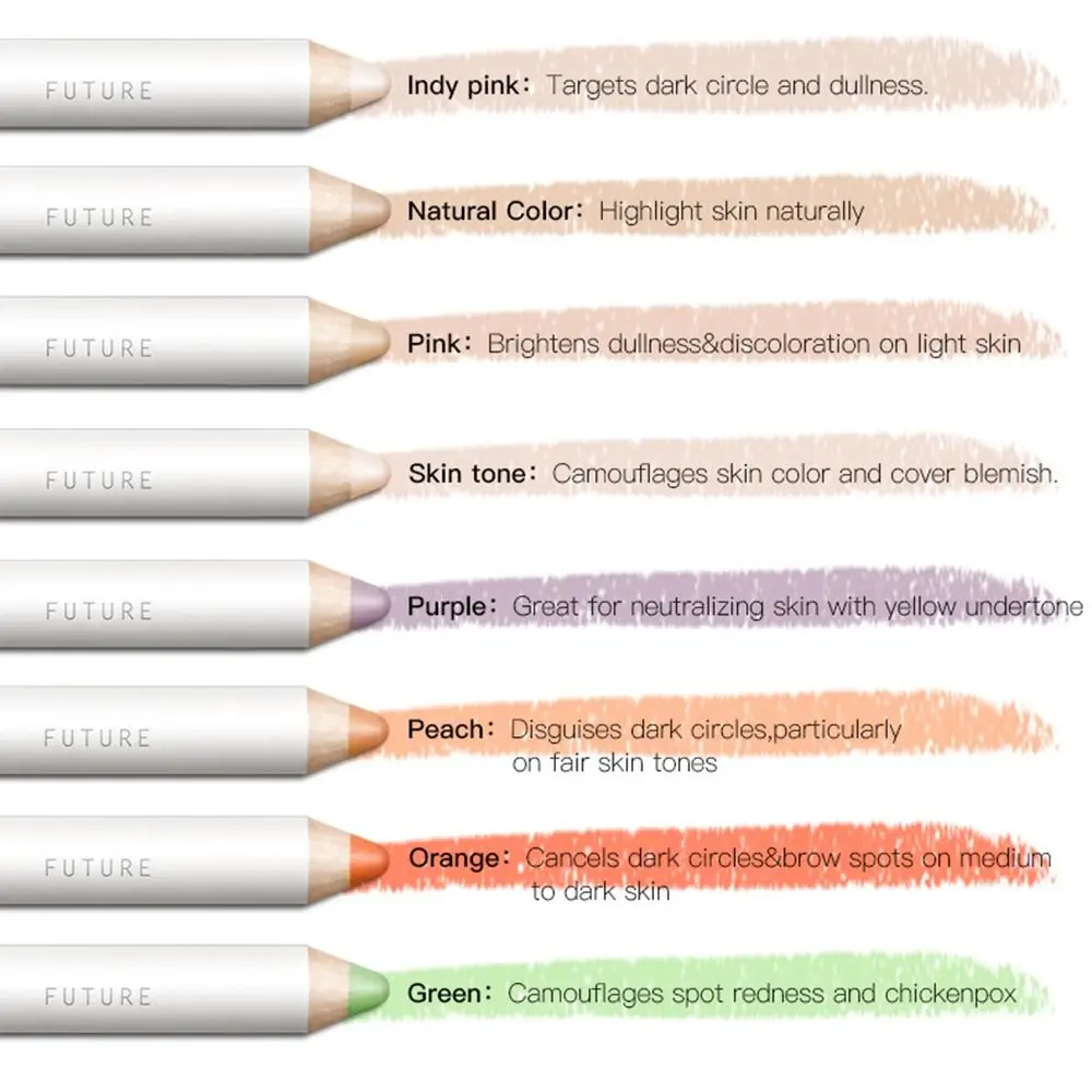 Make-Up Tool Olie Controle Sproeten Basis Foundation Stick Cosmetische Concealer Pen Matte Concealer Crème Gezicht Contour Met Puntenslijper