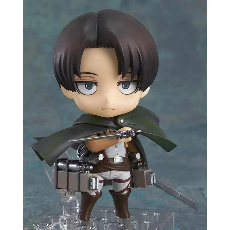 In Stock Original GOOD SMILE GSC390 Attack On Titan Levi Official Anime Figure Genuine Collectible Model PVC Action Figure Toys