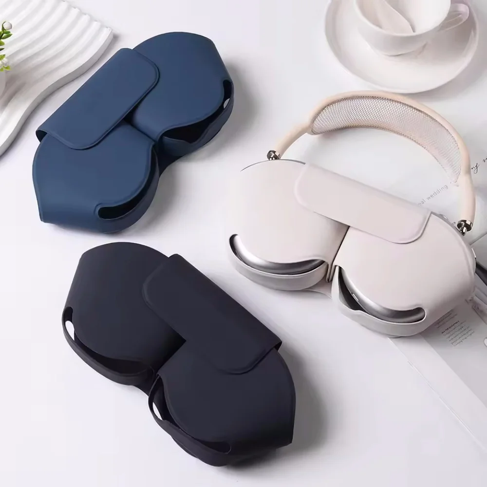 für Airpods Max Kopfhörer-Schutzhülle, weiche Ledertasche gegen Stürze und Kratzer, Kopfhörer-Zubehör für Airpods Max