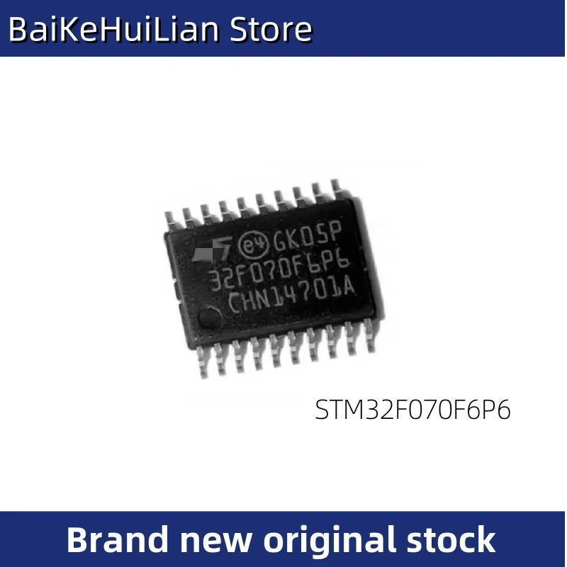 

Оригинальный 32-битный микроконтроллер STM32F070F6P6 TSSOP-20 ARM Cortex-M0 MCU