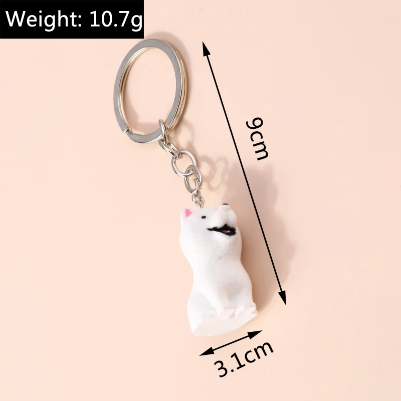 Niedliche kleine gelbe Ente Schlüssel bund bezaubert Frauen Männer kreative Tier Schlüssel ringe für Auto Schlüssel Handtasche Anhänger DIY Schmuck Geschenke – Detail 6
