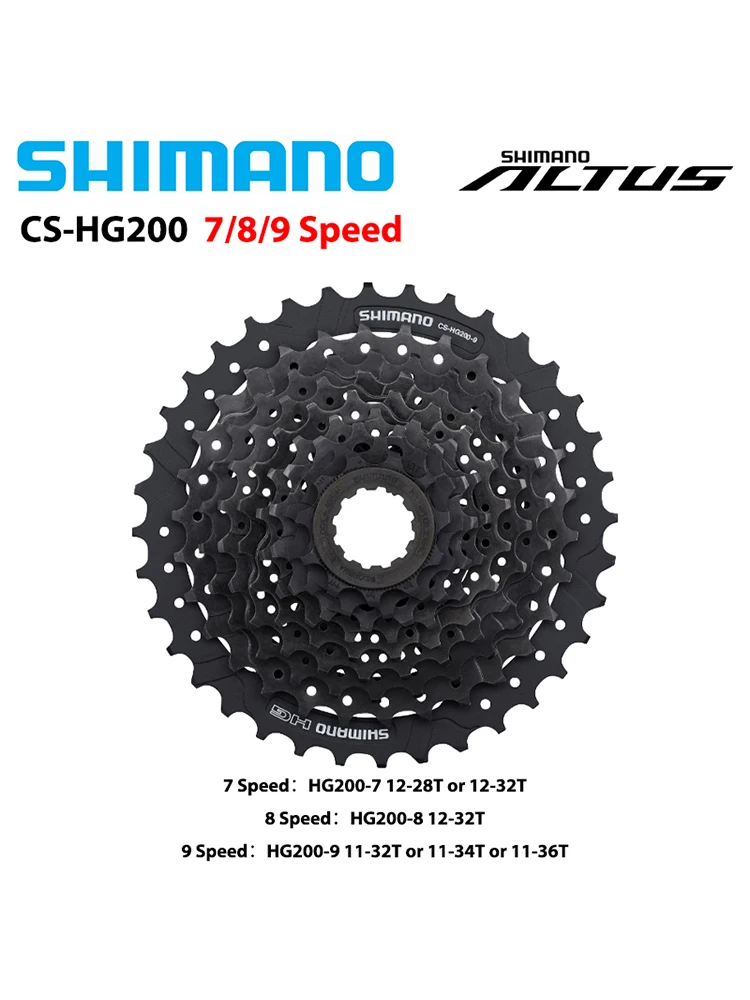 AliExpress Shimano SHIMANO ALTUS 9-Speed HG200-9 TOURNEY TX 7Speed 8Speed HG200 HYPERGLIDE MTB Cassette Sprocket