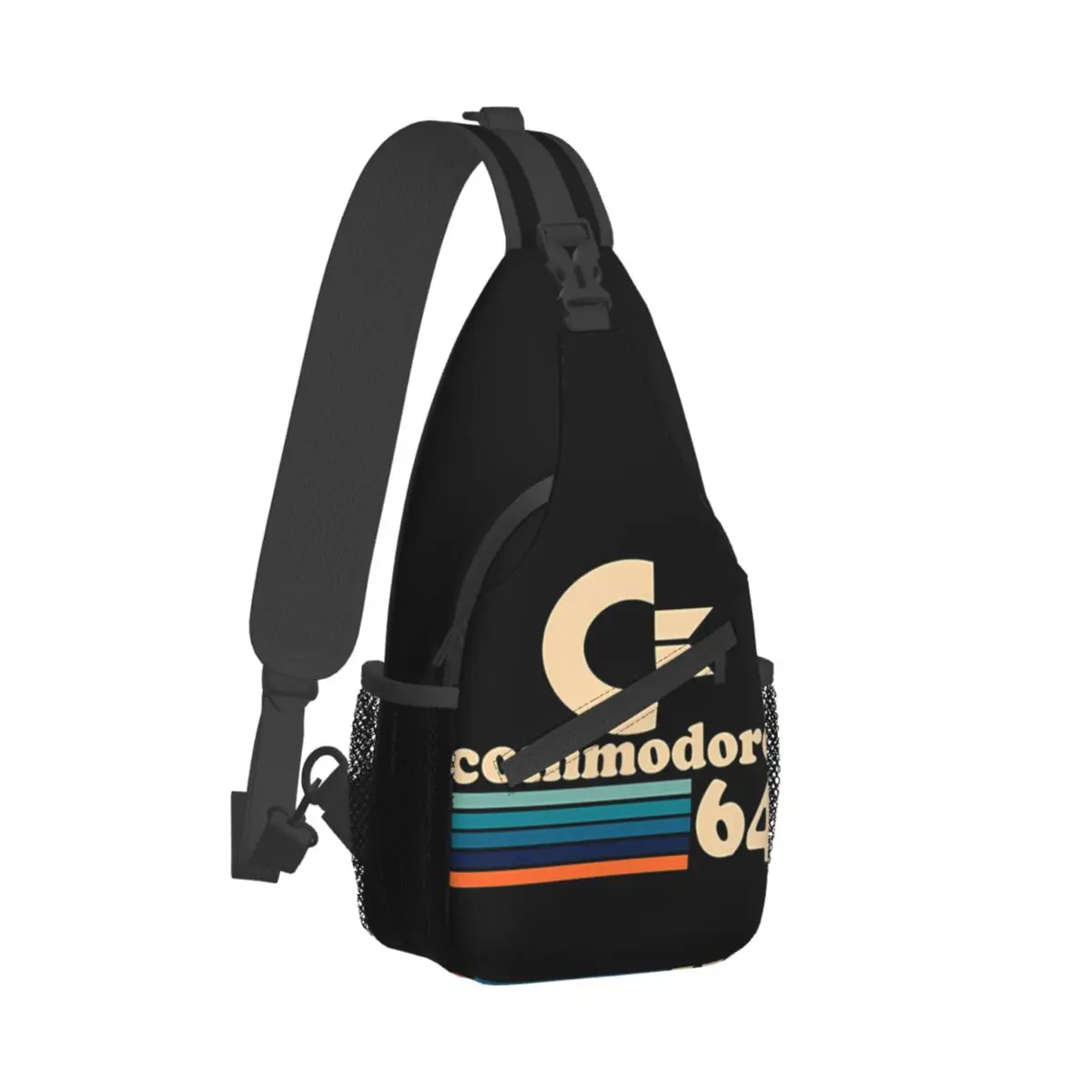 

Computers Crossbody Chest Bags Retro Commodore 64 Pockets Travel Pack Messenger Sports Teens Shoulder Bag Unisex