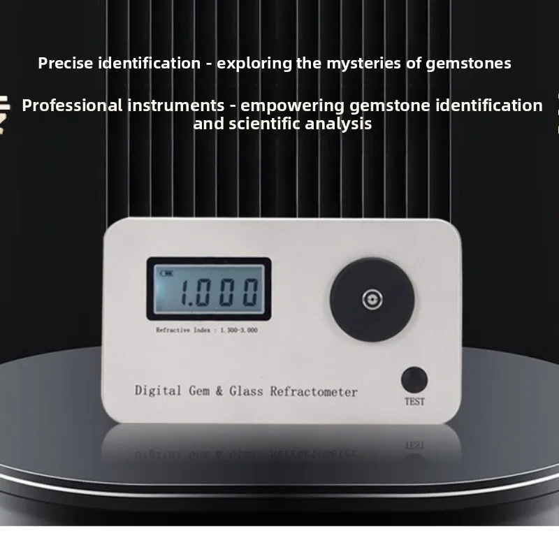 Digital Gemstone Emerald Refractive Index Measuring Instrument - Professional Detection Equipment for Jewelry Identification