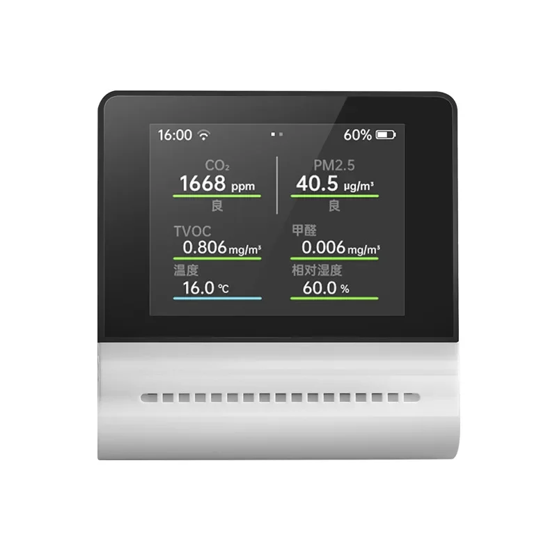 

NOYAFA JMS16 Carbon Dioxide Detector PM2.5 Formaldehyde Detector TVOC Air Quality Detection Instrument