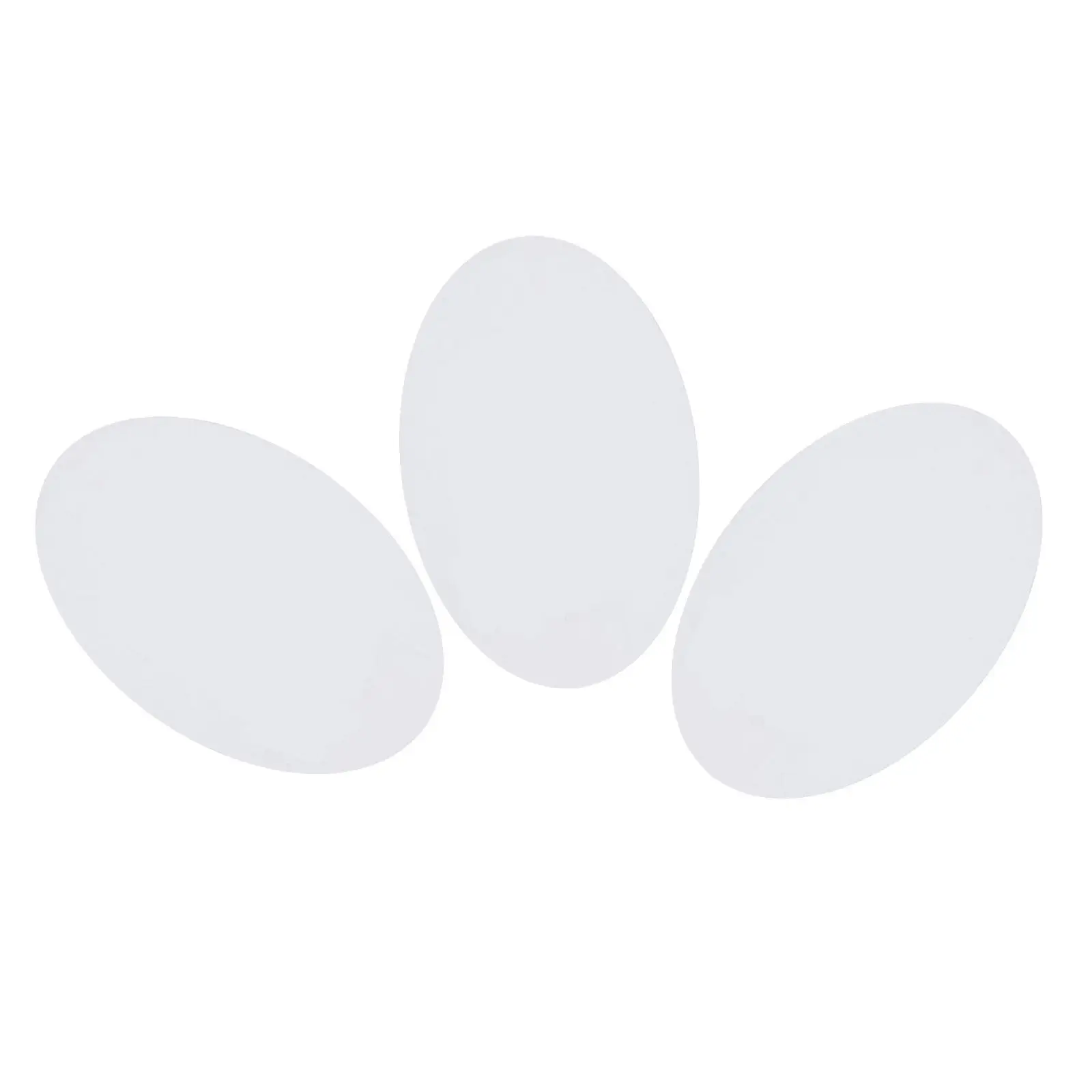 

3Pcs Oval Blank Canvas Panels Cotton Fabric Surface for Acrylic Painting Oil Painting Watercolor Art Supplies Studio Home