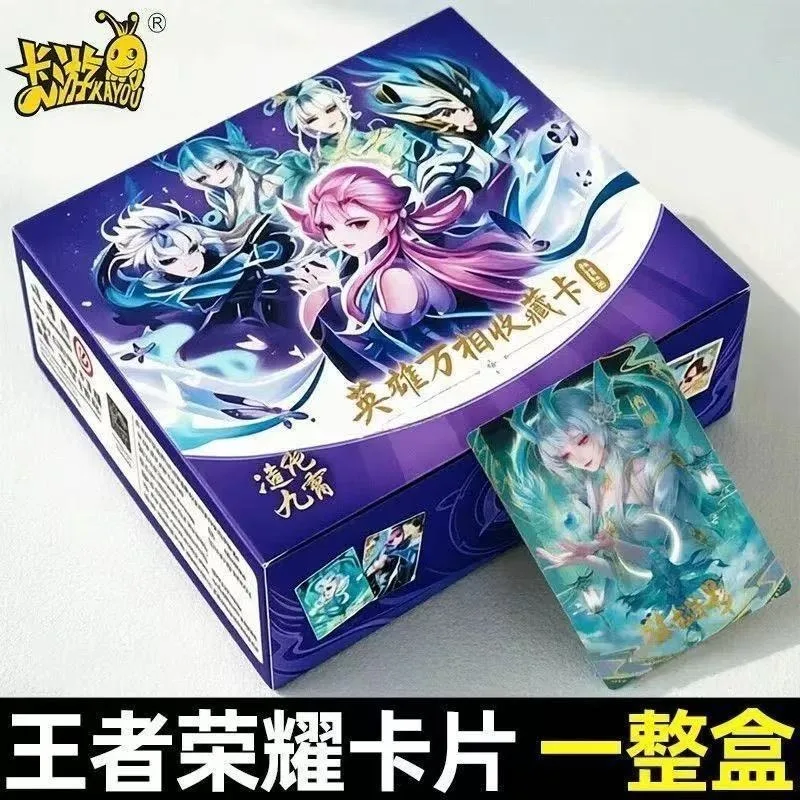Genuine KAYOU Honor of Kings Heroes Visions Game Collection Cards, Fun Shadow Packs, Chibi QR TCG Cards, Toys, Festival Gifts