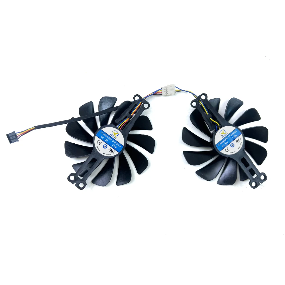 Вентилятор охлаждения CF1010U12S FDC10U12S9-C SWFT 210 RX6600 6600XT Вентилятор видеокарты для XFX Radeon RX 6600 XT Вентилятор игровой видеокарты
