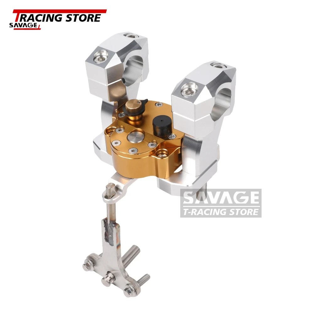 2025 STEERING Damper Stabilizer สําหรับ Husqvarna 701 ENDURO Supermoto อุปกรณ์เสริมรถจักรยานยนต์ Handlebar Riser CLAMP วงเล็บความปลอดภัย