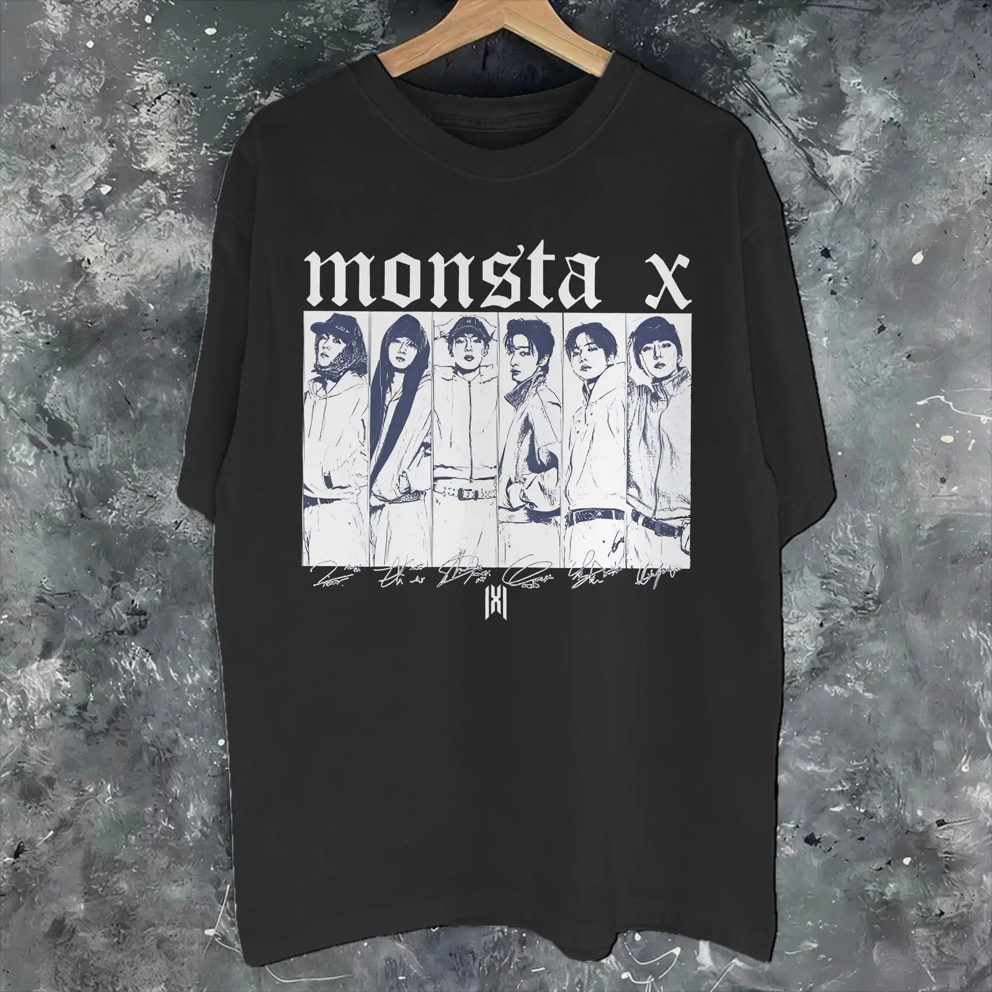 All Seasons Monsta X the X Nexus North America World Tour T Shirt for Men Women  Cotton Tee Shirt Short Sleeve Clothes