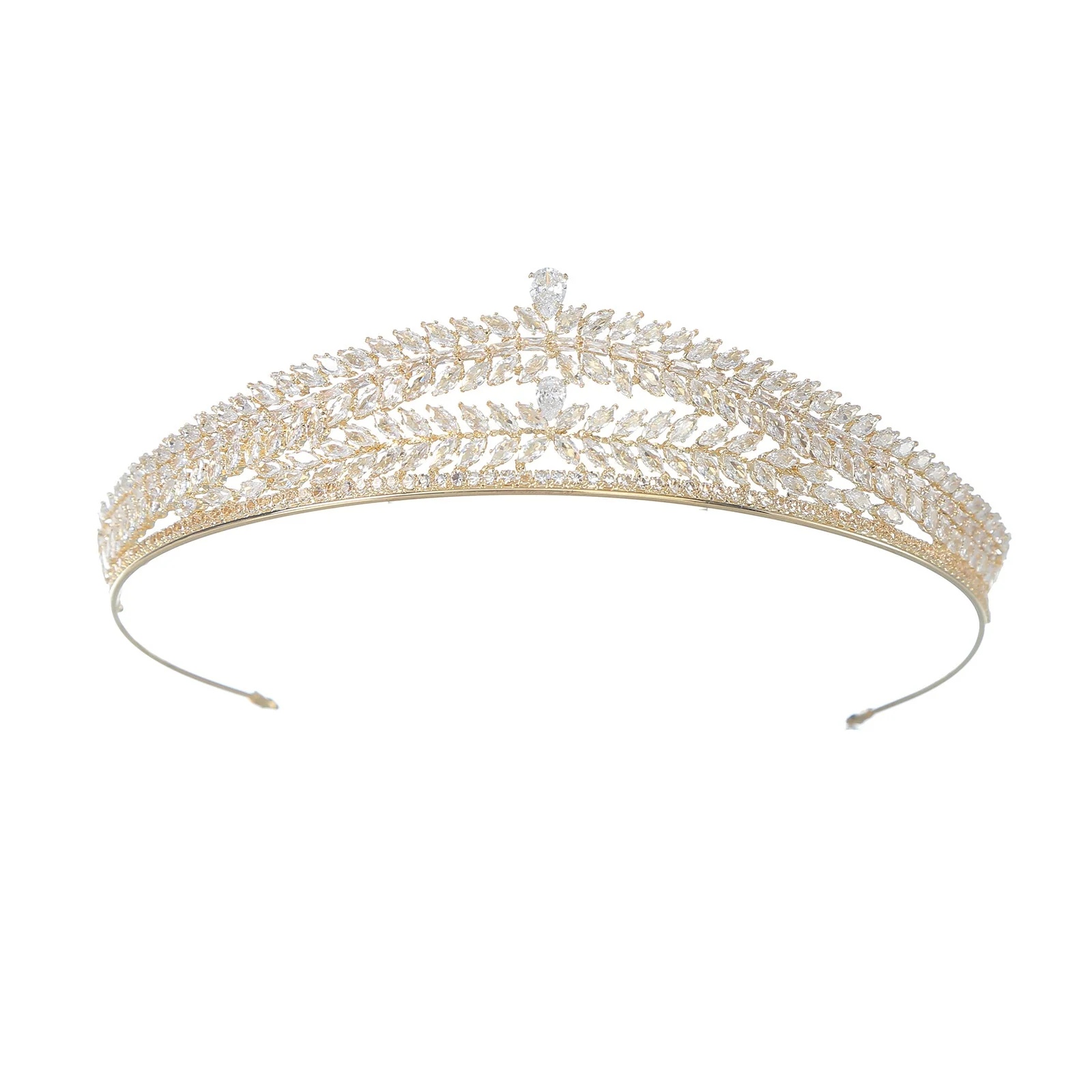 

Роскошные свадебные короны для невесты, аксессуары для волос, кубический цирконий, короны принцессы и королевы, диадемы для женщин, свадебный головной убор