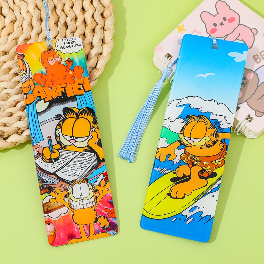 

Garfield Acrylic Bookmark Anime Fan Book Decoration Bookworm Gift Reading Accessories