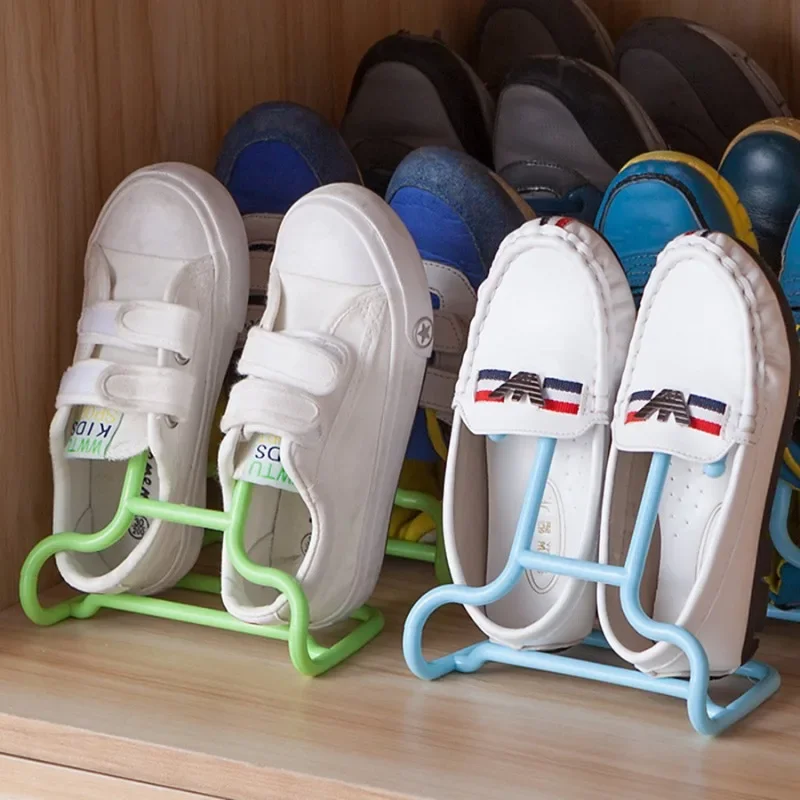 

2PCS/Set Creative Multi-Function Shoe Rack Children Kid Shoes Stand Hanging Shelf Drying Shoes Hanger Rack Save Space Organizer