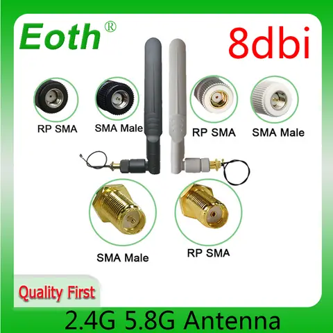 2.4G WiFi Antenna Dual Band 8dBi EOTH