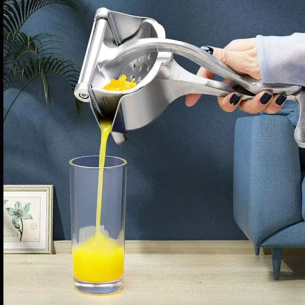 Portable Hand Press Fruit Juicer Aluminum Alloy Squeezer Kitchen Gadget For Fresh Lemon Orange Juice Maker Machine Tool