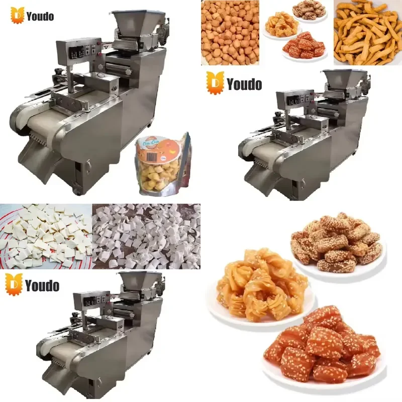 Automatic Dough Chin Chin Maker Cutter and Shaper Machine for Nigerian Snack Food Processing Equipment