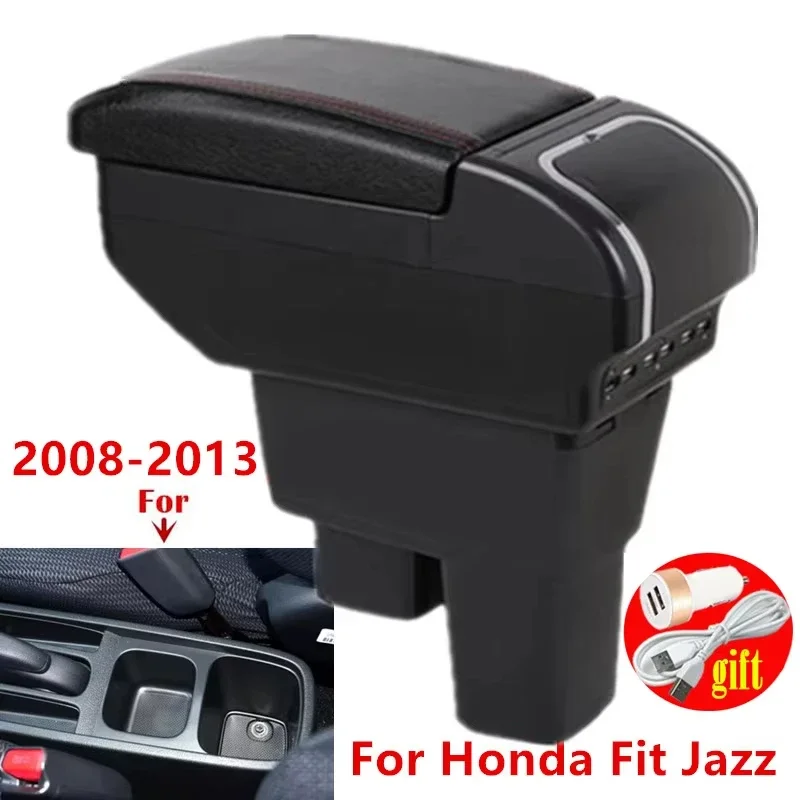 

Central armrest For Honda Jazz Armrest box For Honda Fit Jazz 2 Car Armrest Box 2008 2009 2010 2011 2012 2013 Arm Storage Box