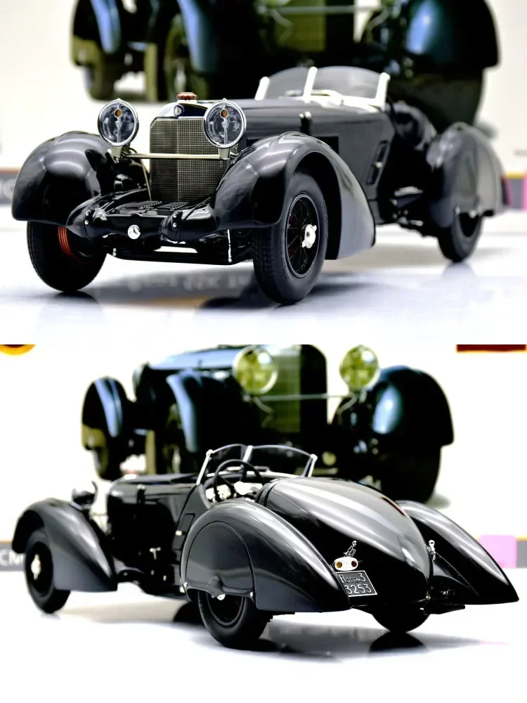 

CMC 1:18 SSK The Black Prince 1934, лимитированная серия к 25-летию, полностью открывающаяся статическая модель автомобиля из металлического сплава, игрушка-подарок