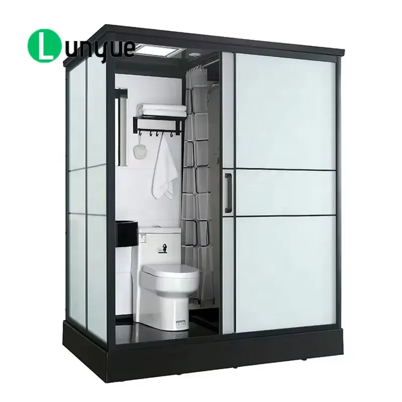 Portable Prefab Bathroom Pod Luxury All in One Shower Room Modular Unit for Home Hotel Easy Install Waterproof Compact Design