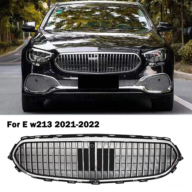 Front Bumper Below Left Right Grille Grill Body Kit For Maybach Style For Mercedes Benz E Class Klass W213 E220d 2021-2022