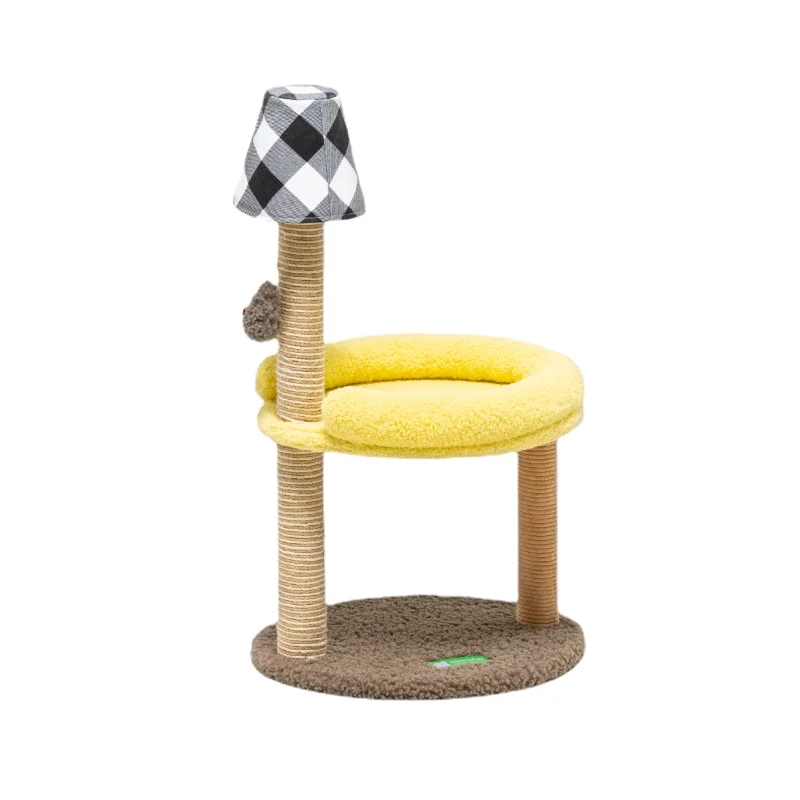 

Small Cat Climbing Frame Does Not Occupy Space, Double-layer Cat Jumping Platform, Pillar Shaped Cat Toy, Sisal Pet Supplies