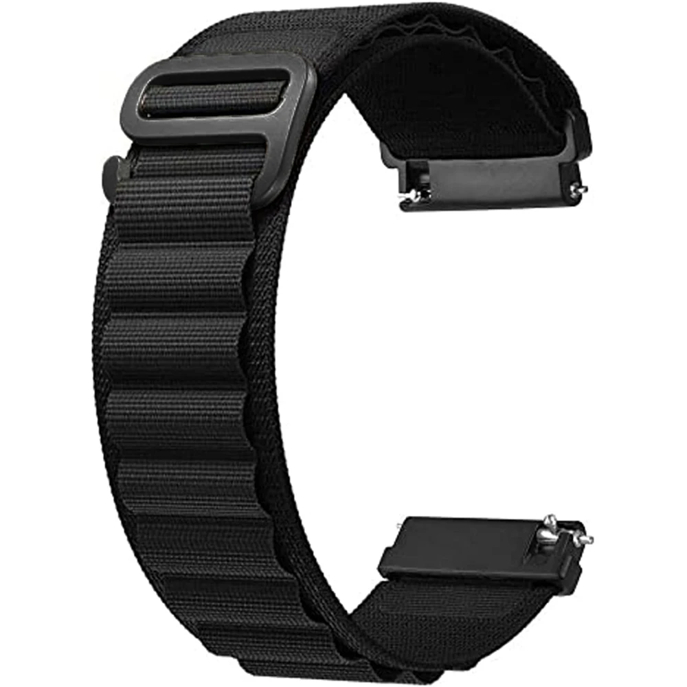 20mm 22mm Strap for Samsung Galaxy Watch 4 5 6 7 Classic Gear S3 Active 2 Nylon loop correa Bracelet Amazfit GTS 2 3 4 mini Band