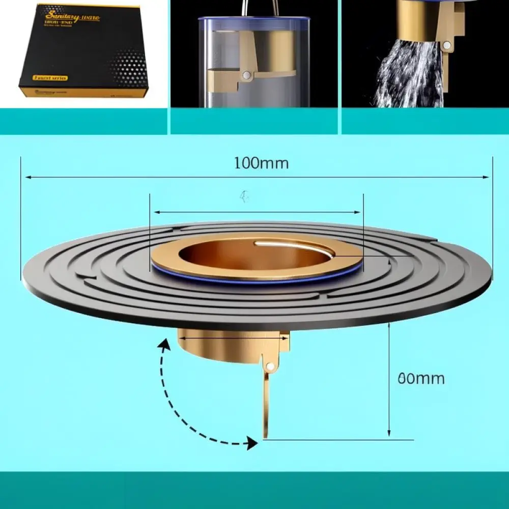 Anti Odor Floor Drain Adapter For Washing Machine Dual Outlet Pipe Splitter Connector Leak Proof Bathroom Accessories