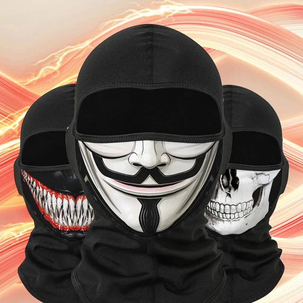 

Winter Neck Warmer Venom Mask Balaclava Cycling Snood Motorcycle Face Shield Ski Mask Snowboard Helmet Liner Skull Bandana Men