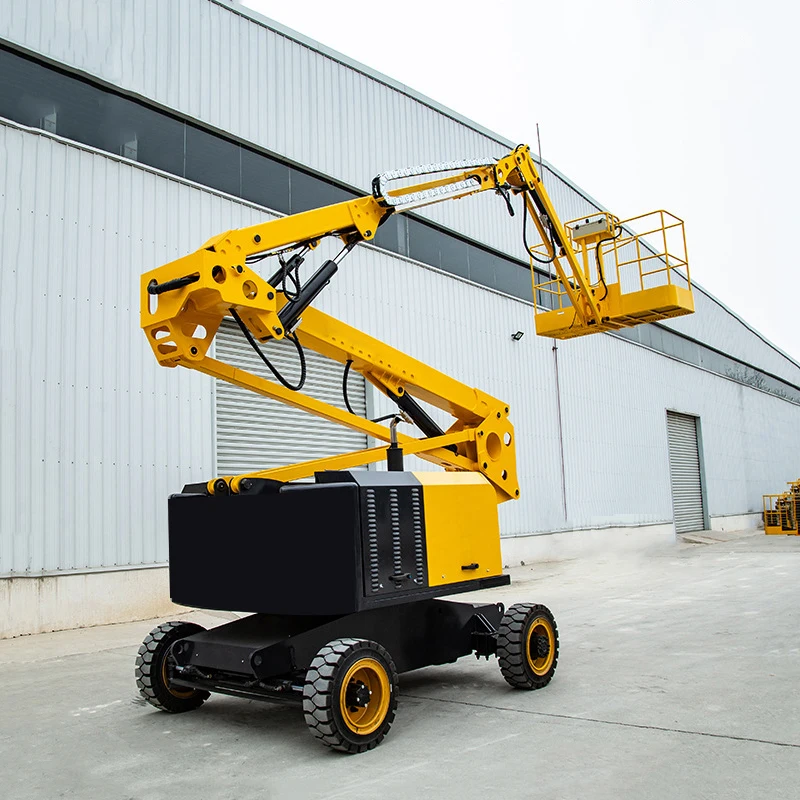 High Quality Self-Propelled Cheery Picker Mobile Boom Lift Aerial Work Lift Platform